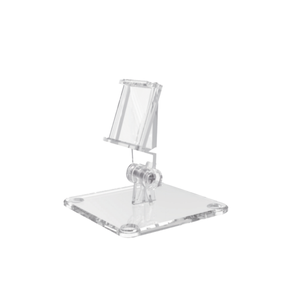 Soporte en T para Etiqueta de Tinta Electrónica / AccessPRO / Rotación de 50 Grados / Escritorio / Compatible con 2.13" - 2.66" - 2.9" - 4.2"