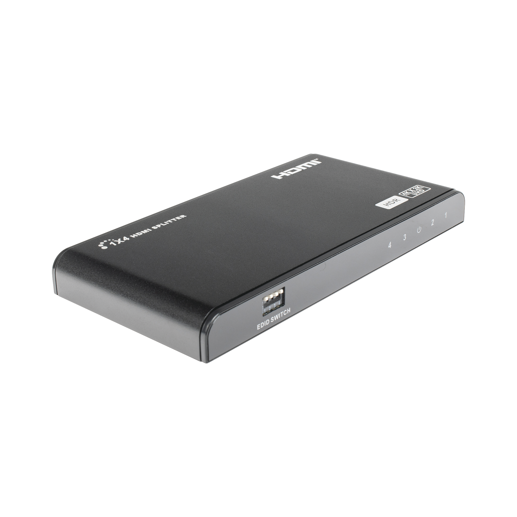 Divisor (Splitter) HDMI 4K de 1 Entrada a 4 Salidas (Simultaneas) / Soporta 4K√ó2K  / Ajuste de resoluciones EDID / HDR / HDMI 2.0 /  HDCP 2.2  / Permite mezclar pantallas en 4K y 1080P