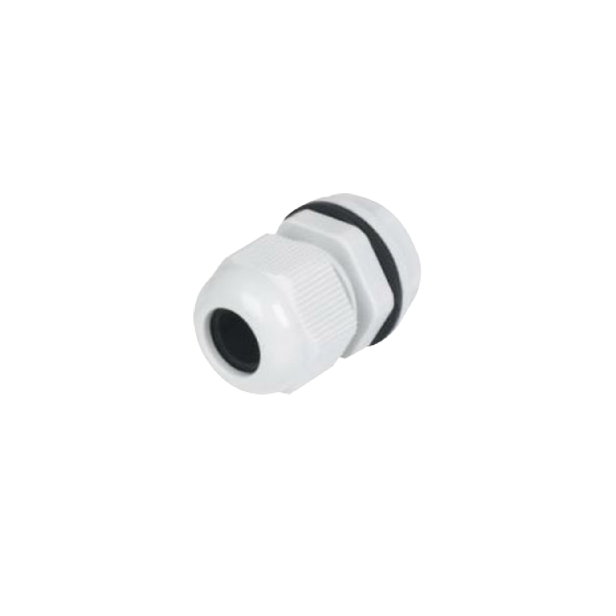 Conector Plástico Tipo Glándula para Cable de 4 a 8 mm de Diámetro.