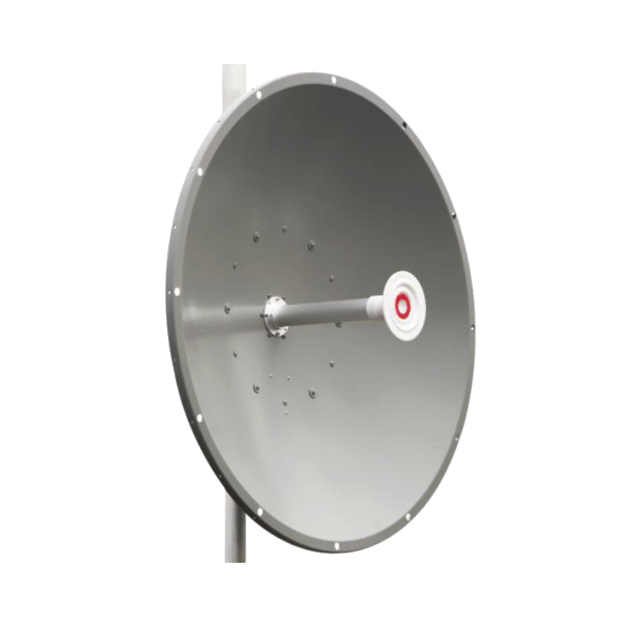 Antena direccional de 3 ft, 5.9 a 7.1 GHz, Ganancia 34 dBi, Conectores RP-SMA Hembra, Polarización doble, incluye montaje para torre o mástil