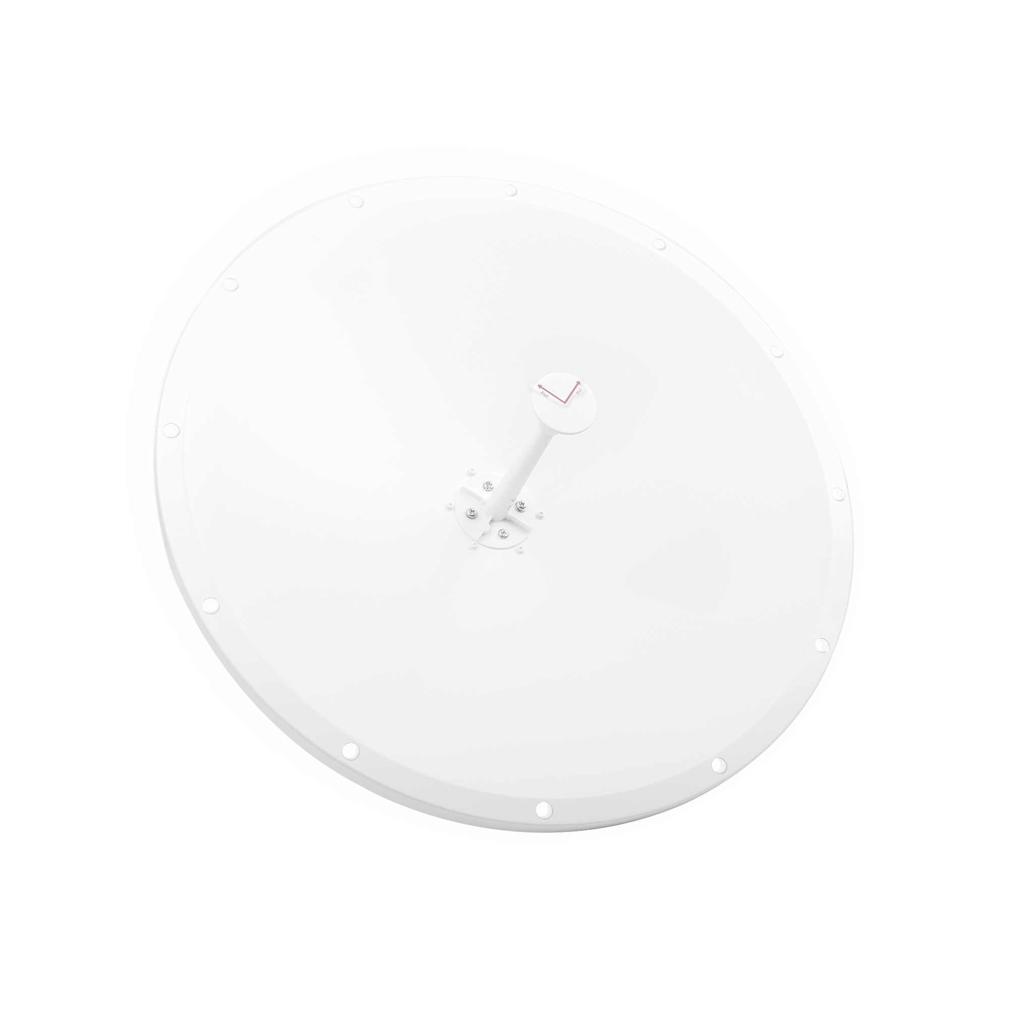 Antena Direccional con Frecuencia Extendida / 4.8 - 6.5 GHz / 28 dBi /  Jumper incluido con conector  SMA-Macho Inverso / Polaridad en 90¬∫ y 45¬∫ / Montaje incluido para torre o mástil