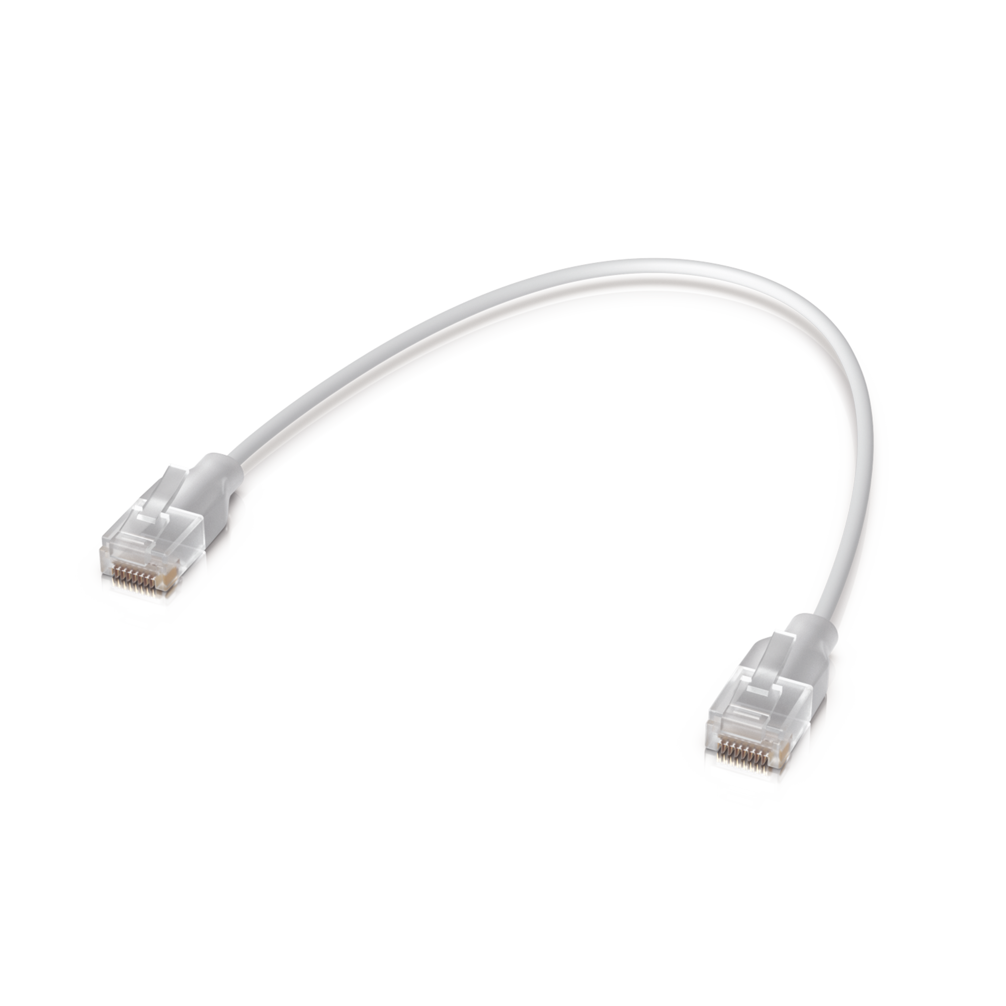 Pack de 24 Patchcords UniFi Etherlighting™ de 15 cm, hasta 2.5G / Conector RJ45 transparente para mejores efectos de luz con Switches USW PRO MAX