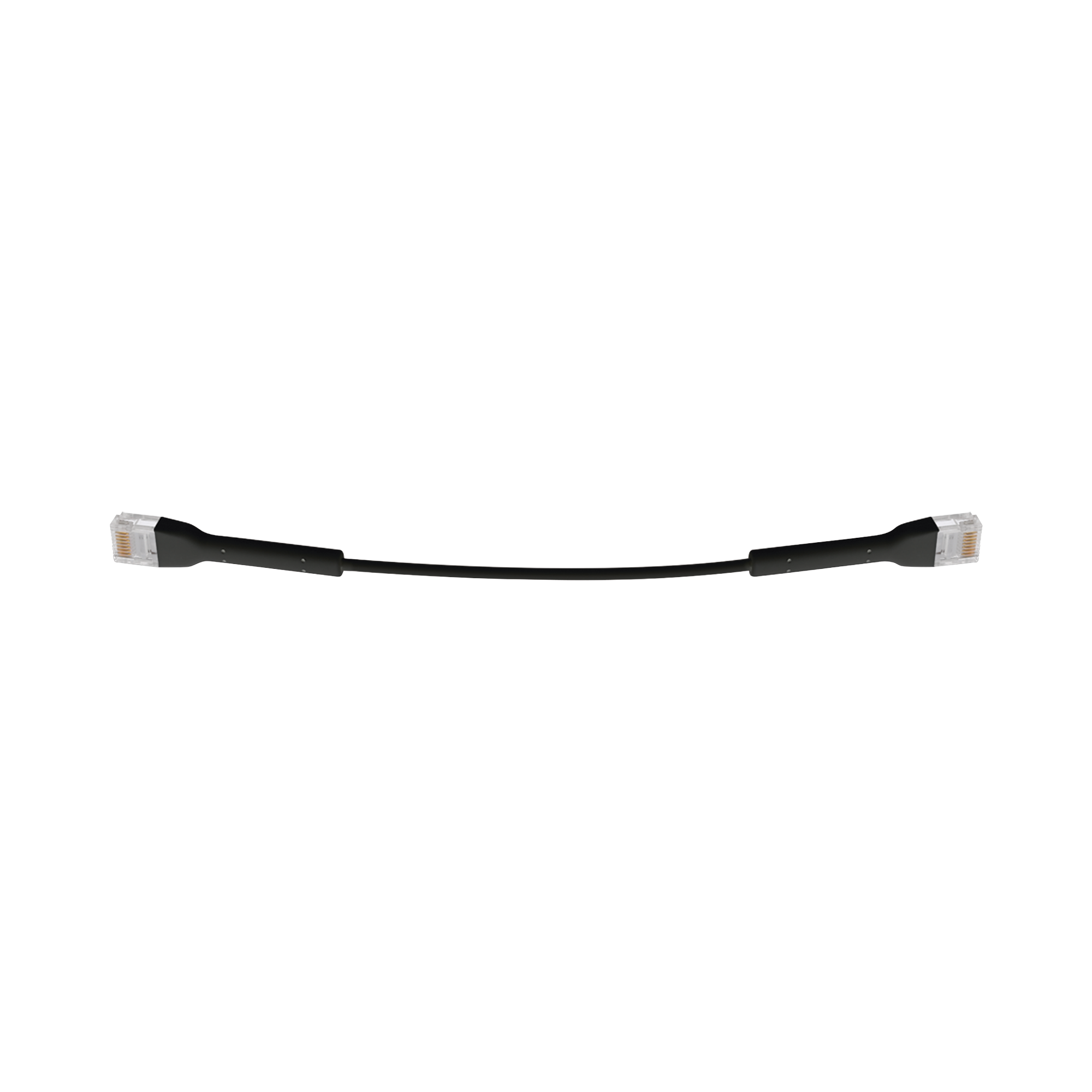 UniFi Ethernet Patch Cable Cat6 de 22 cm, color negro
