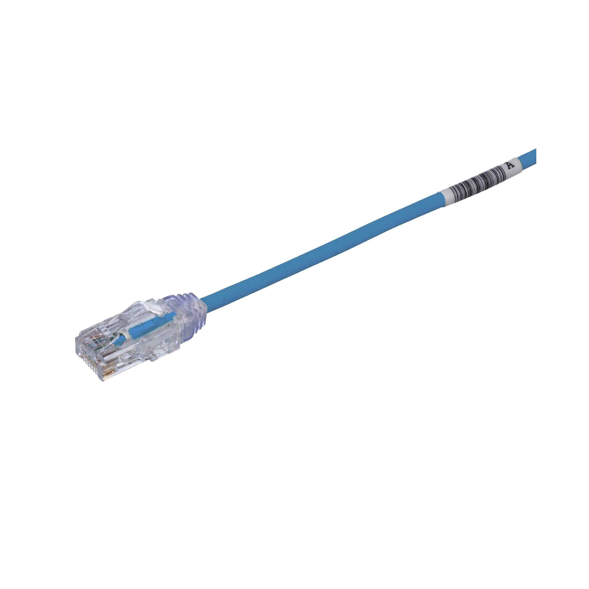 Cable de Parcheo TX6, UTP Cat6, Diámetro Reducido (28AWG), Color Azul, 10 m