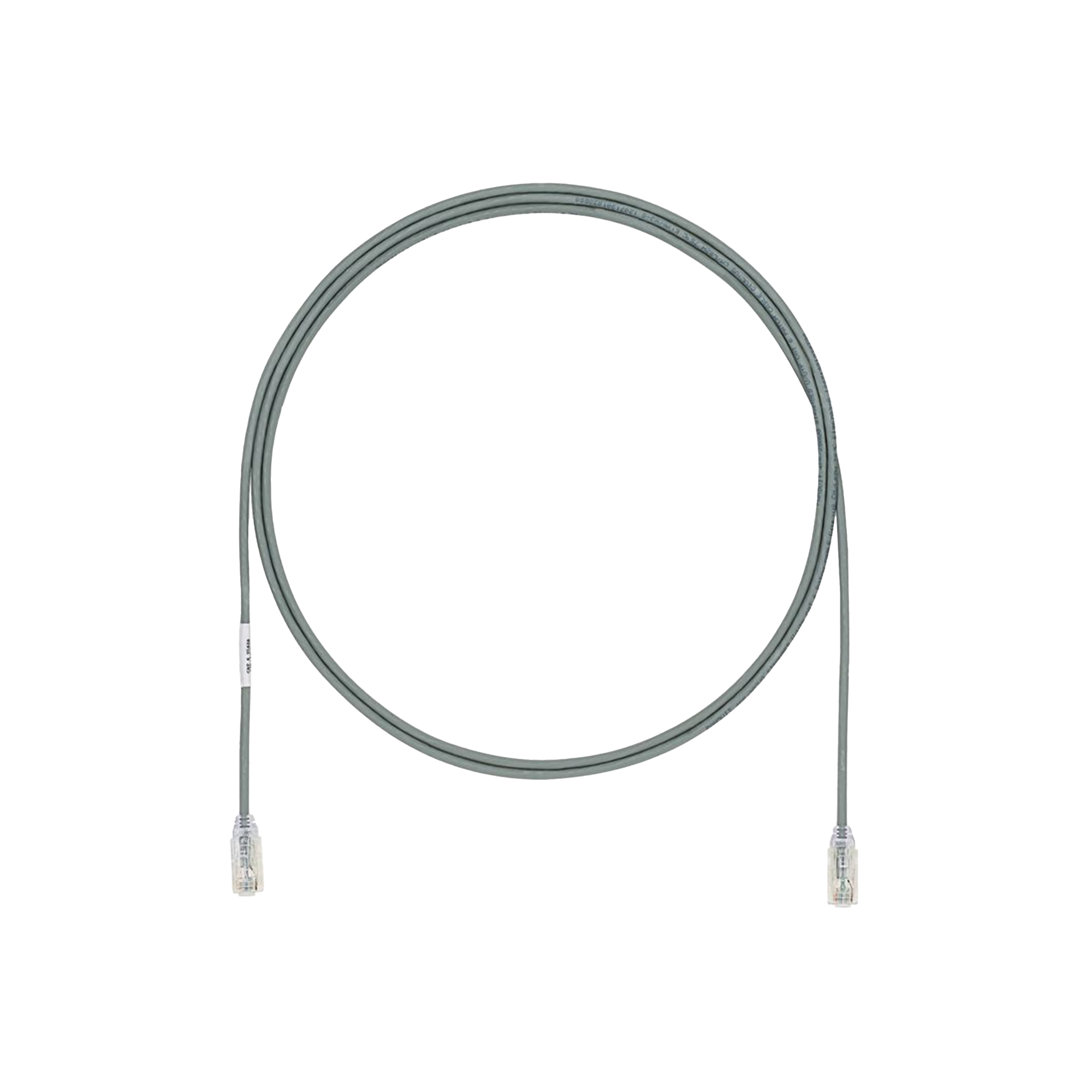 Cable de Parcheo UTP Cat6A, CM/LSZH, Diámetro Reducido (28AWG), Color Verde, 1ft