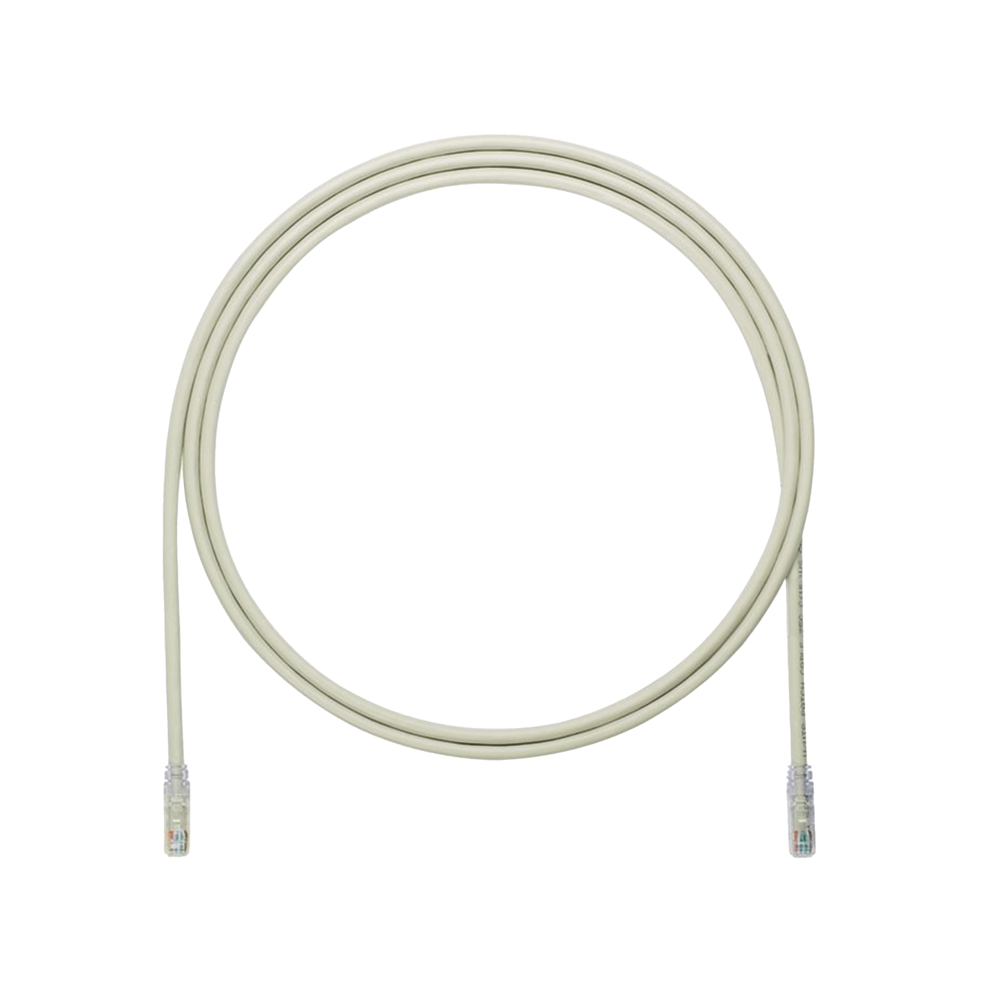 Cable de Parcheo UTP, Cat6A, 24 AWG, CM, Color Gris, 17ft