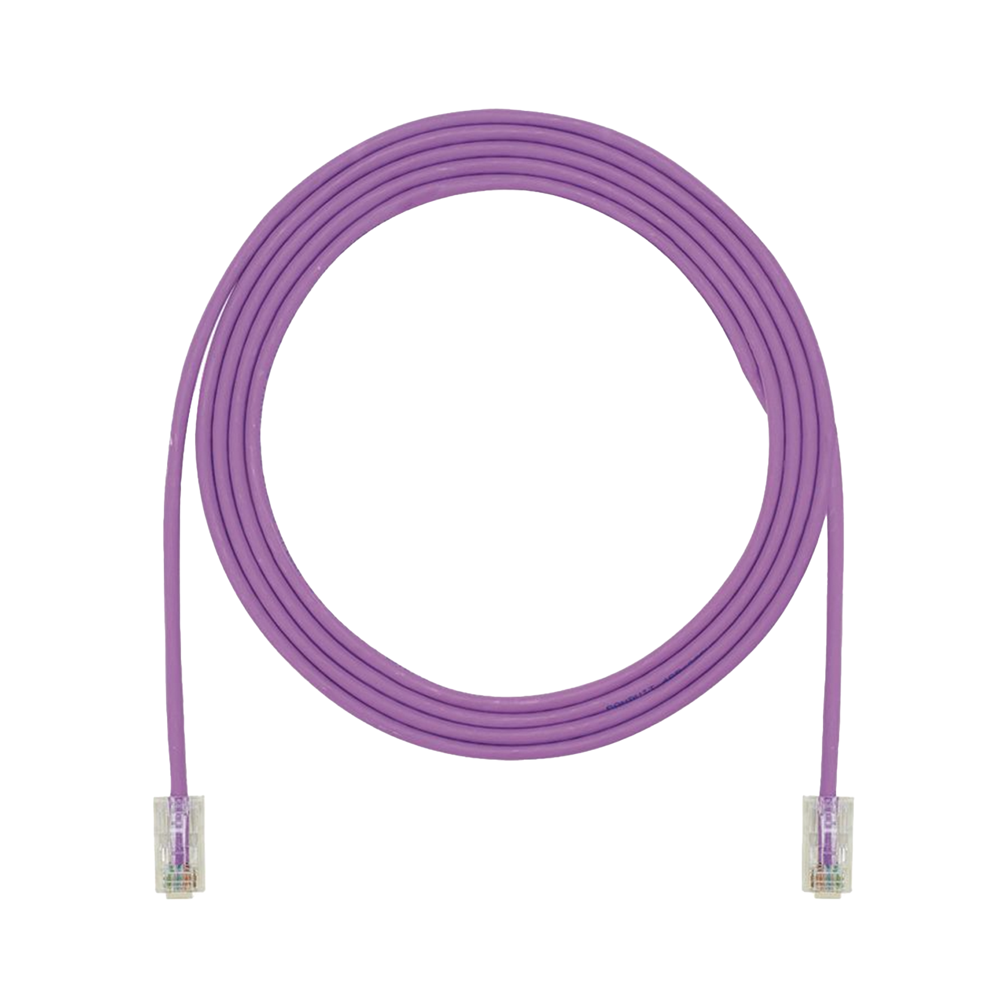 Cable de Parcheo UTP, Cat6A, 24 AWG, CM, Color Violeta, 20 m.