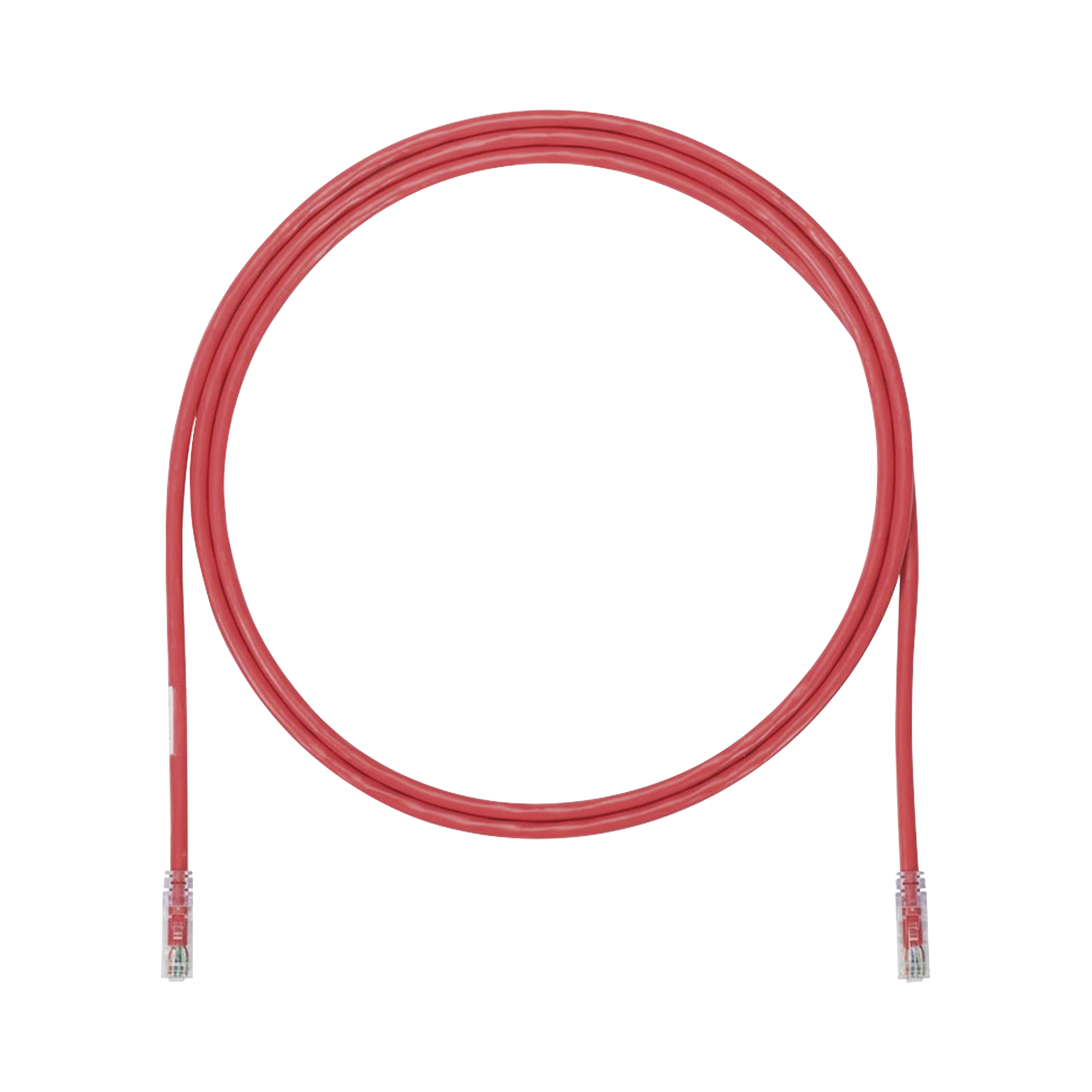 Cable de Parcheo UTP, Cat6A, 24 AWG, CM, Color Rojo, 3ft