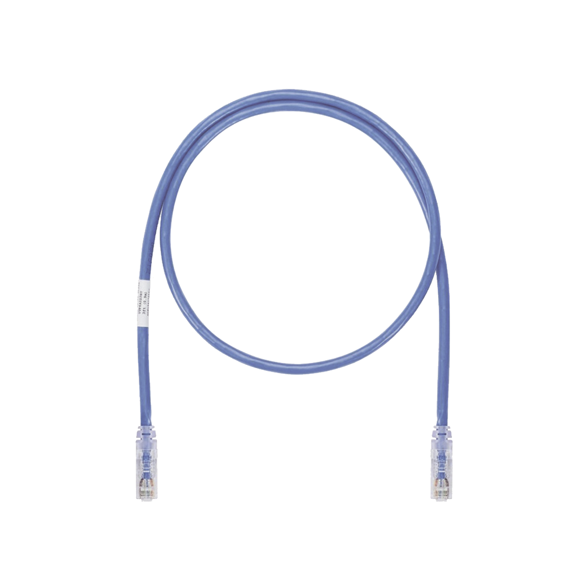 Cable de Parcheo UTP, Cat6A, 24 AWG, CM, Color Azul, 50ft