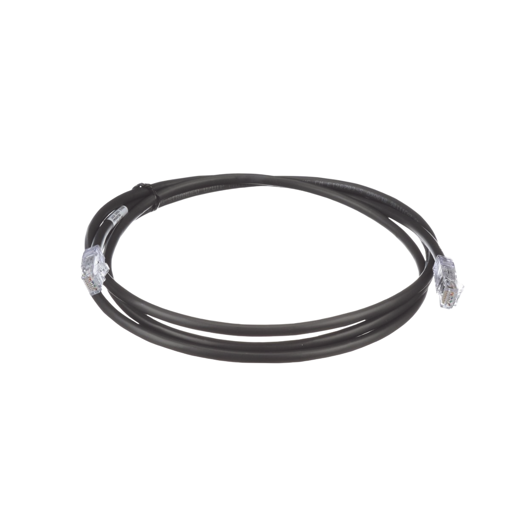 Cable de Parcheo UTP, Cat6A, 24 AWG, CM, Color Negro, 5ft