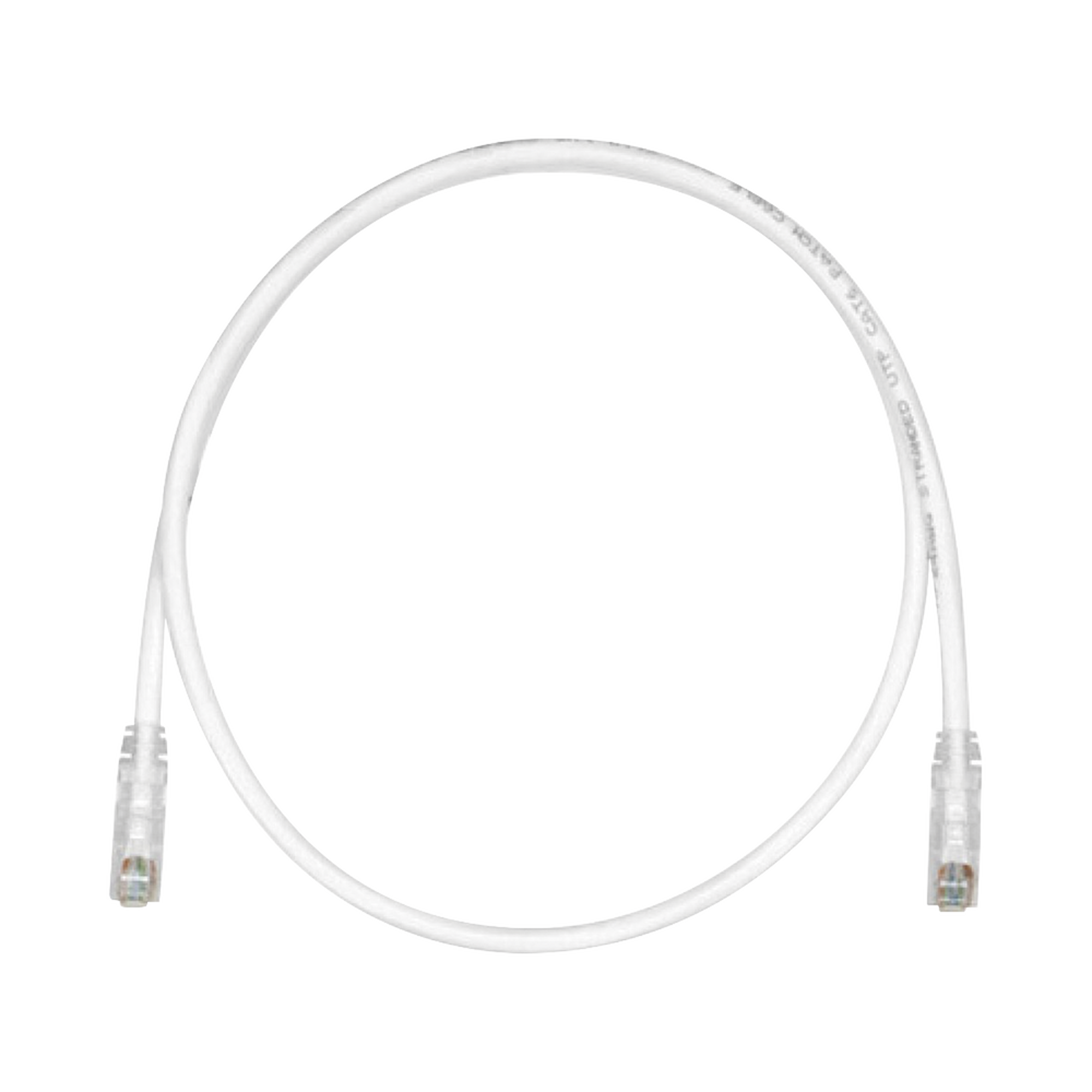 Cable de Parcheo TX6, UTP Cat6, 24 AWG, CM, Color Blanco Mate, 50 cm