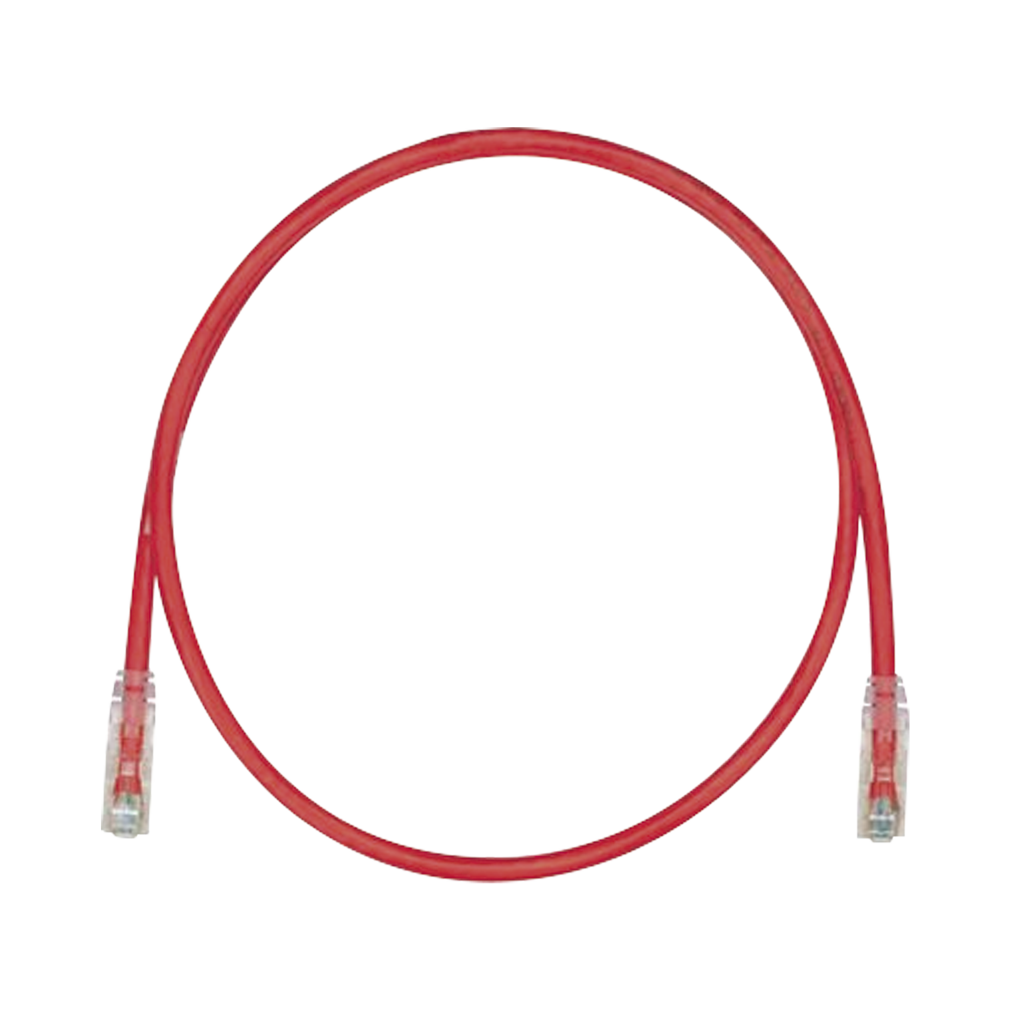 Cable de Parcheo TX6, UTP Cat6, 24 AWG, CM, Color Rojo, 16ft