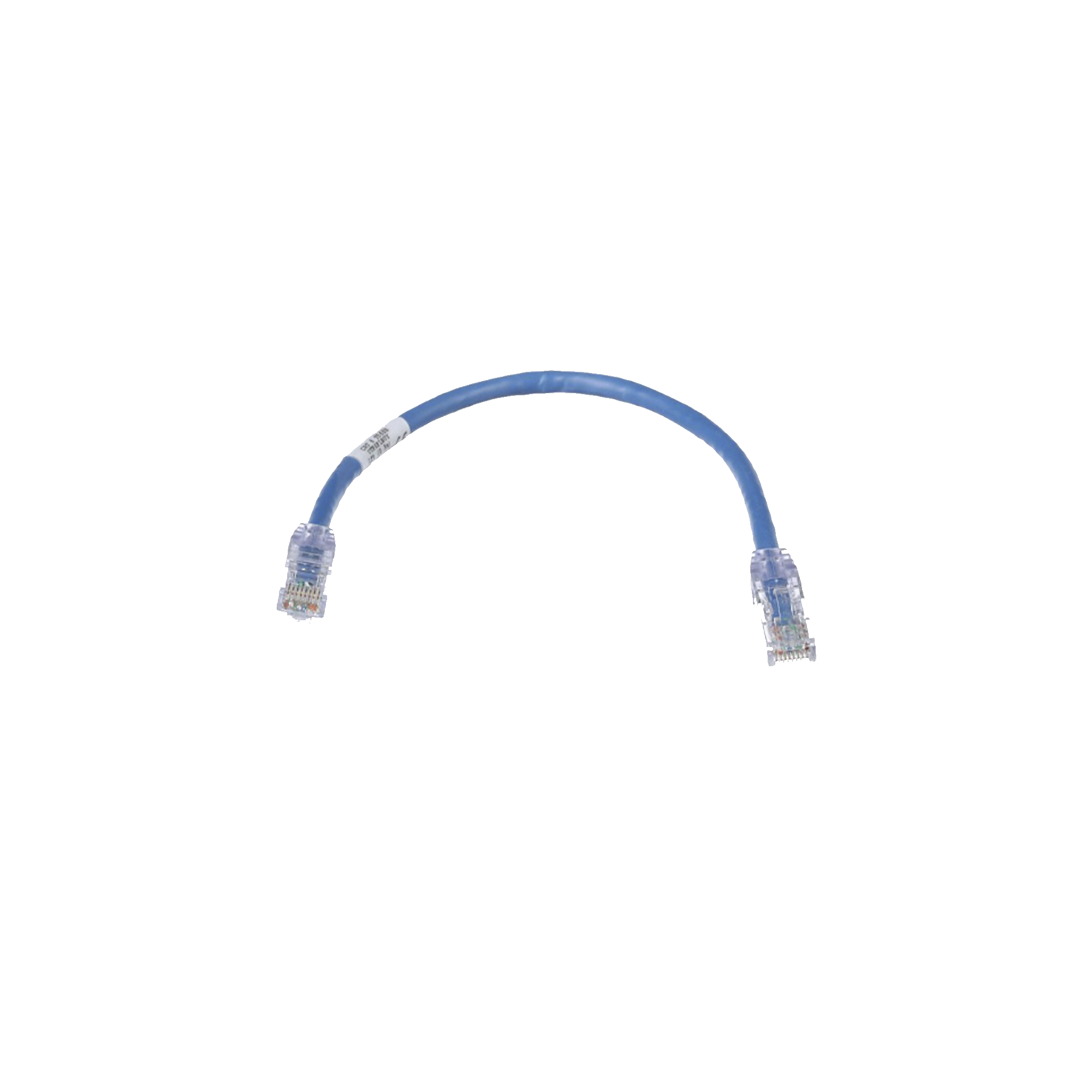 Cable de Parcheo TX6, UTP Cat6, 24 AWG, CM, Color Azul, 1 ft