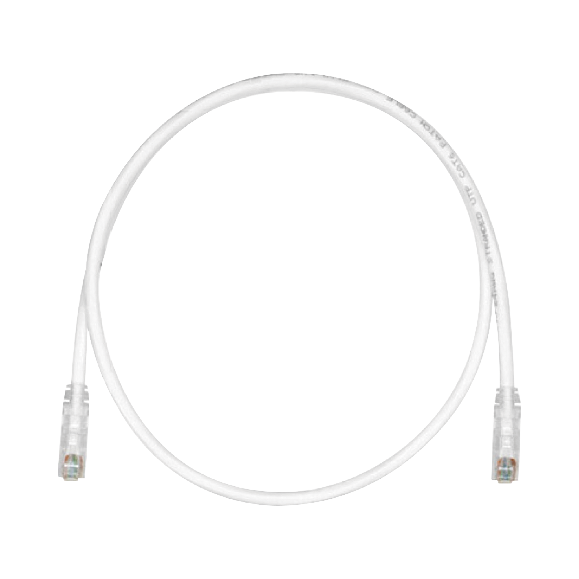 Cable de Parcheo TX6, UTP Cat6, 24 AWG, CM, Color Blanco Mate, 5ft