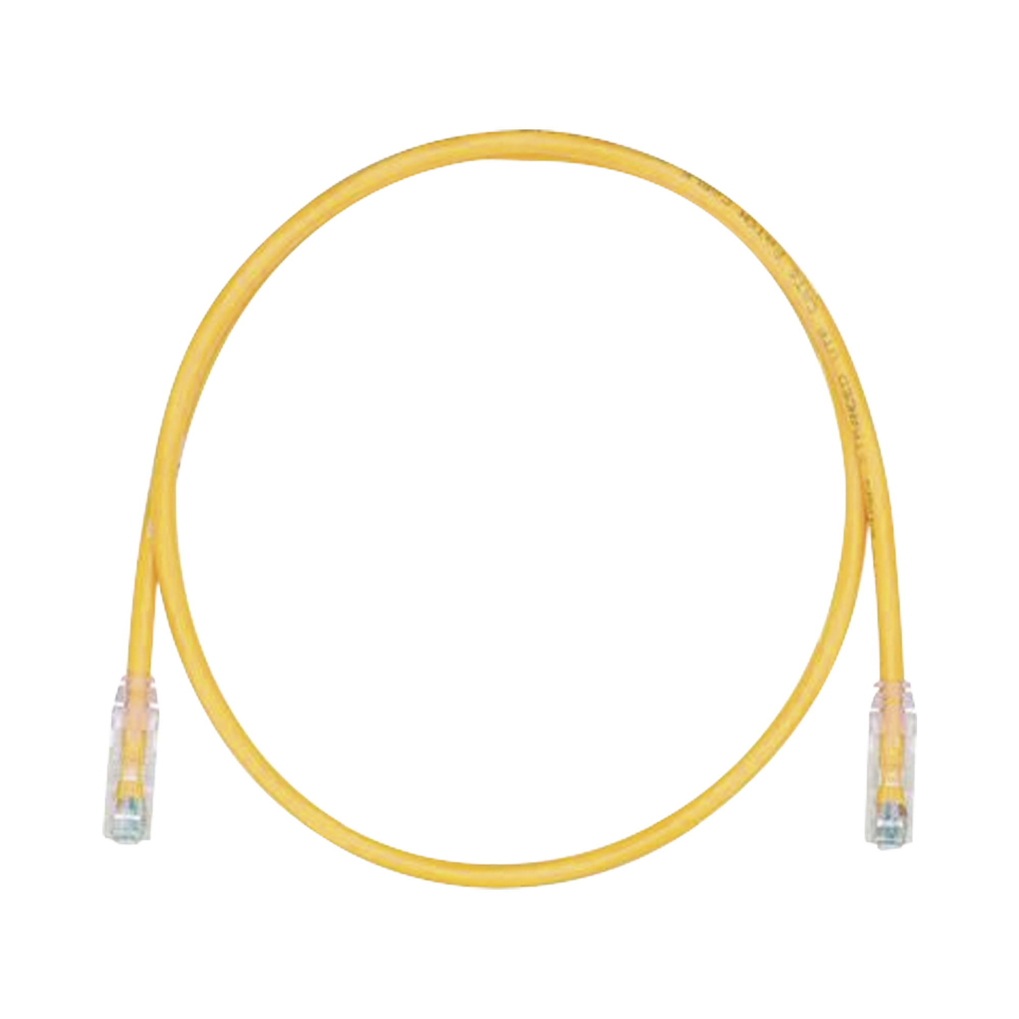 Cable de Parcheo TX6, UTP Cat6, 24 AWG, CM, Color Amarillo, 5ft