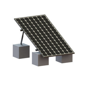 Montaje para Panel Solar, Riel "8" de 1400mm para Módulos con Espesor de 35mm, Velocidad de Viento Máx. 136km/h (20¬∞ a 45¬∞)