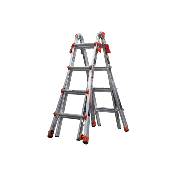 Escalera Multi-Posiciones de 5.18 m (17') para Superficies Inclinadas  (SKU 15417-001).