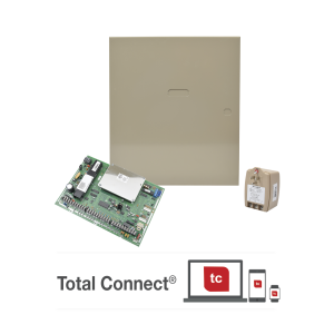 Panel de Alarma Hibrido, 8 Particiones, Hasta 250 Zonas Intrusión, Compatible con AlarmNet y Total Connect