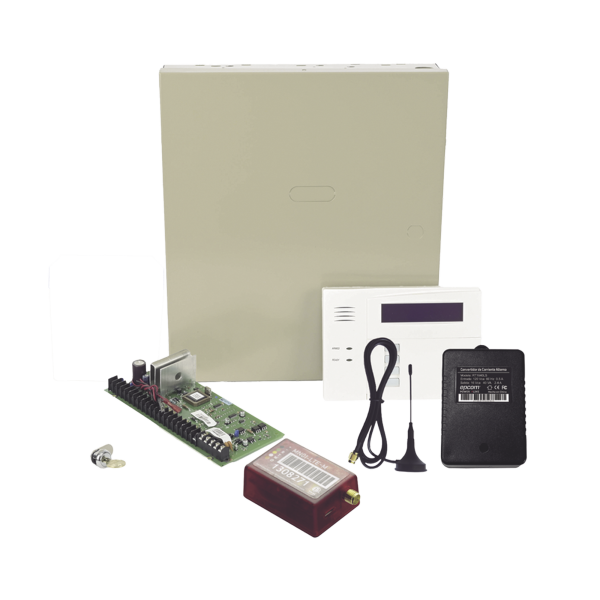 (2 Años 4GLTEM/5G ILIMITADO INCLUIDO)  Kit Vista48LA con comunicador 4GLTEM/5G MN01, Teclado, Gabinete y Transformador