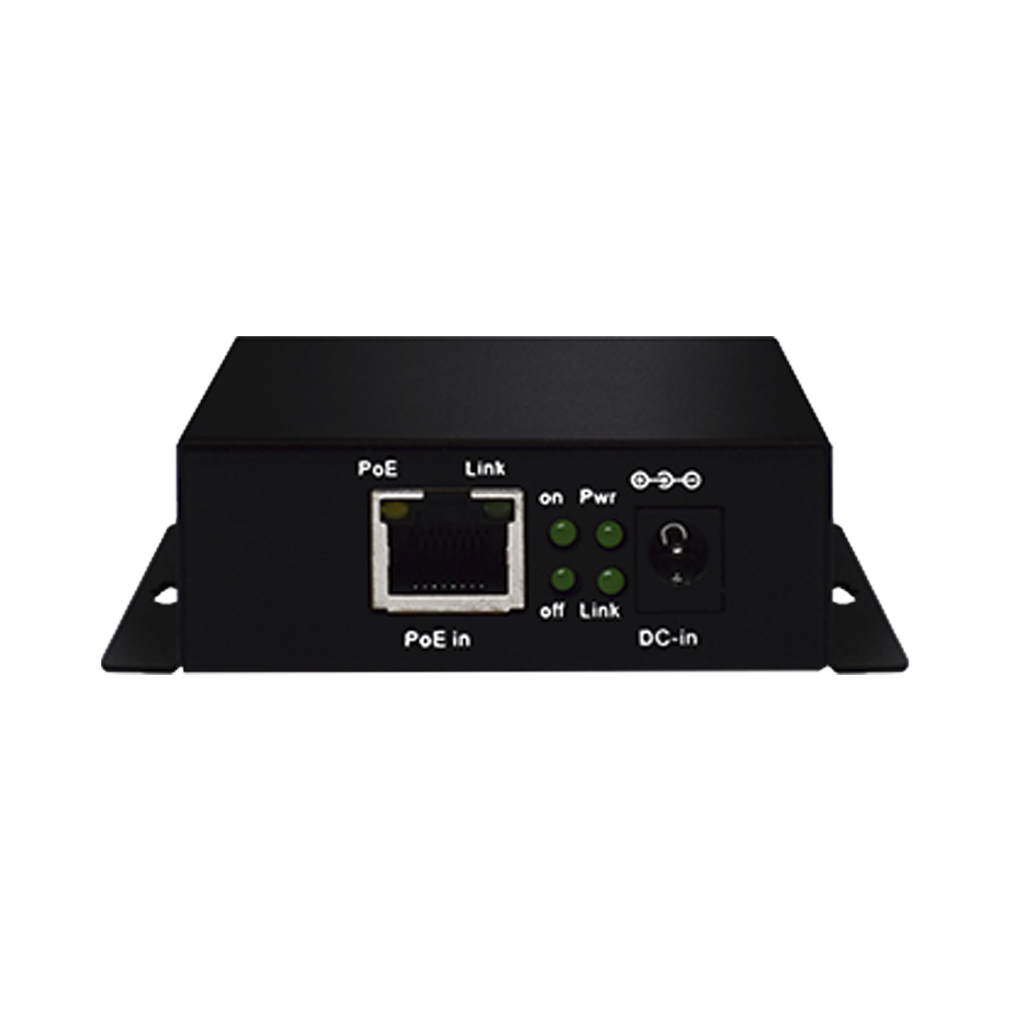 Inyector PoE Extenido Industrial / PoE 802.3 af/at Hasta 30W / Conexión plug and play / Alcance de hasta 250 metros / Aplicaciones CCTV / Alimentación PoE af/at o Vcc 37-57 Vcc