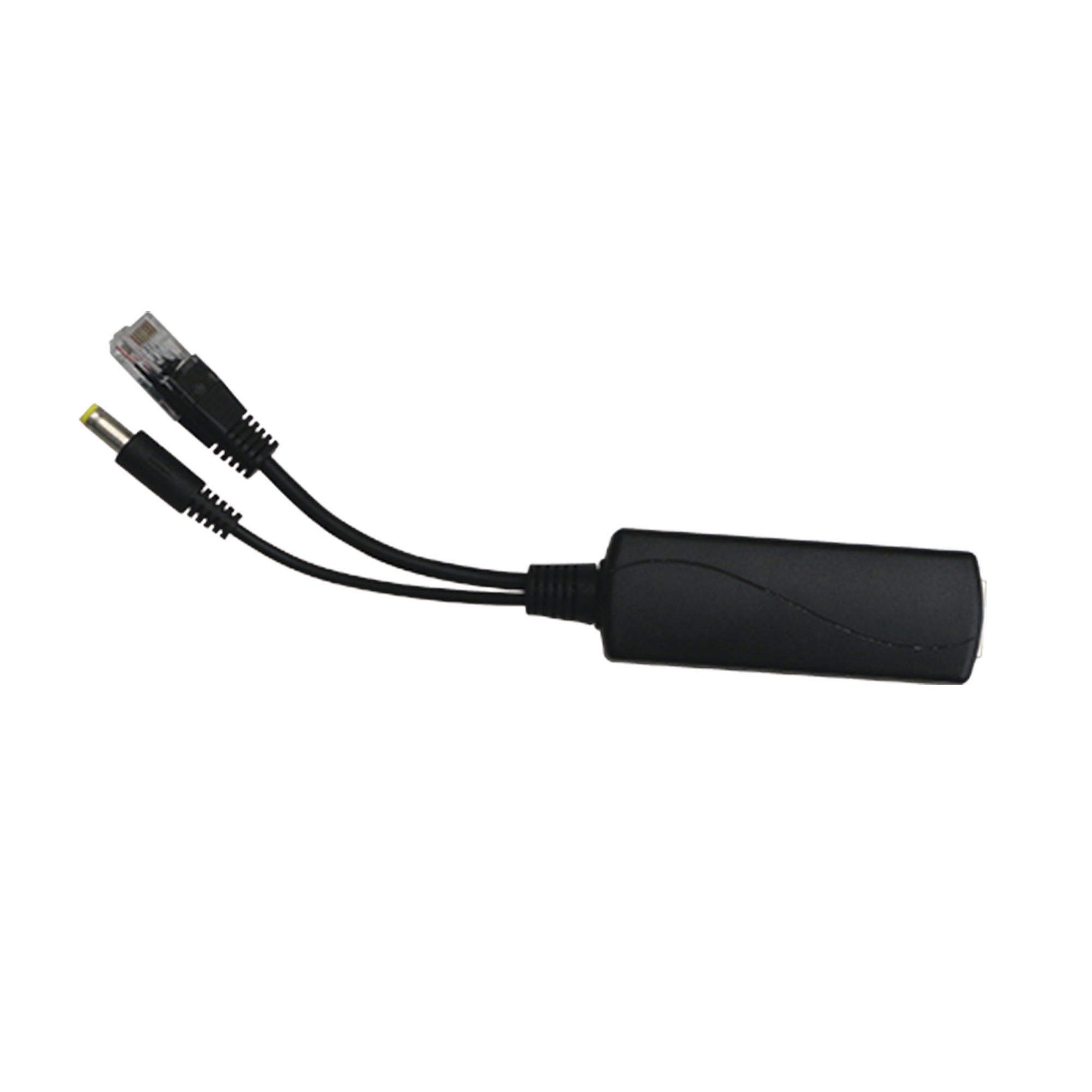 Splitter PoE IN 802.3 af/at / Se Puede Energizar Hasta con 30W / Salida de 12 Vcc / Instalación es Escritorio (superficie plana) / Idea para cámas IP SIN PoE (CCTV)