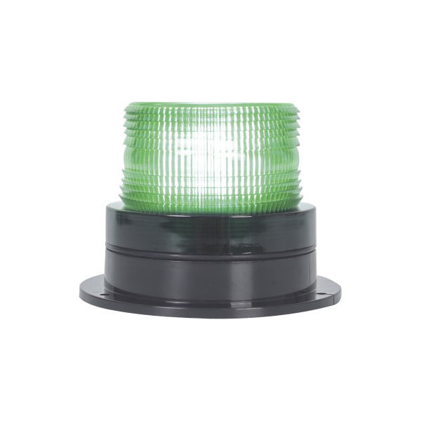 Burbuja Brillante de Larga Vida Útil, con 8 LEDs Color Verde, Domo Verde