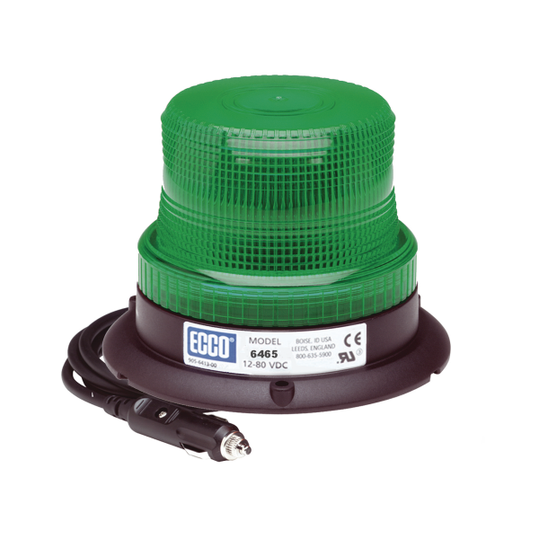 Mini Burbuja Led color Verde Serie X6465 con montaje de succión magnetico