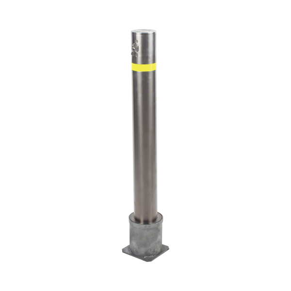 Bolardo Desmontable de Acero Inoxidable  de 900 mm de Altura /  Ideal para aplicaciones de delimitaciones vehiculares y peatonales