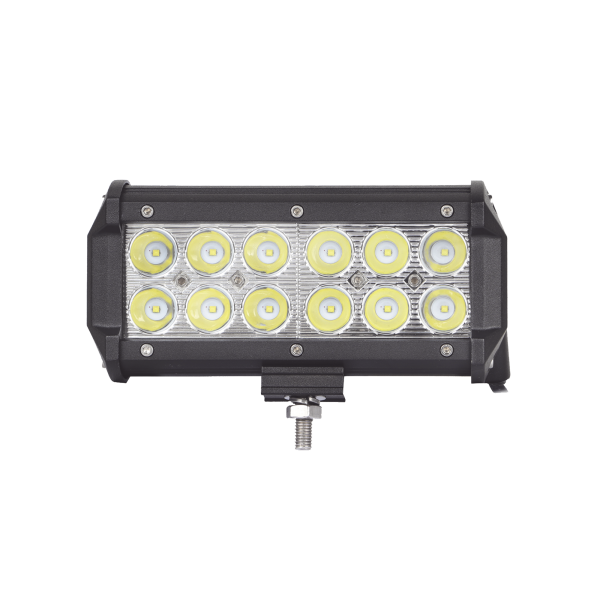 Barra de Luz de 12 LED, 1500 Lúmenes, 18 watts, 10-30 Vcc, IP67, 6.5 pulgadas