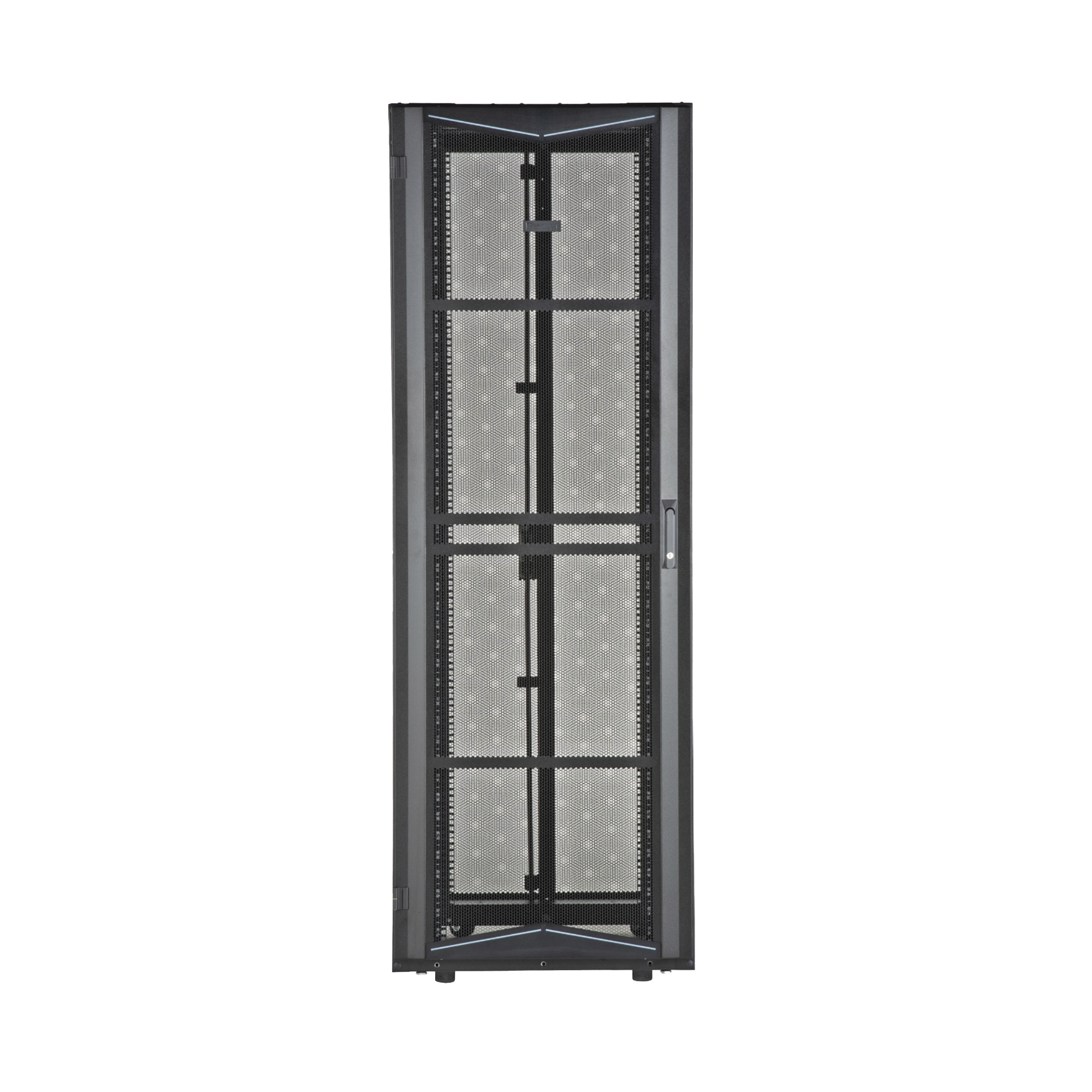 Gabinete FlexFusion para Centros de Datos, 45 UR, 800 mm de Ancho, 1200 mm de Profundidad, Fabricado en Acero, Color Negro