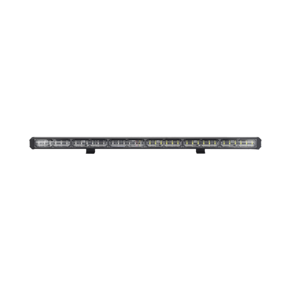 Barra de luz de advertencia de 6 Módulos de 6 LED, 30 Pulgadas, Ámbar/Claro