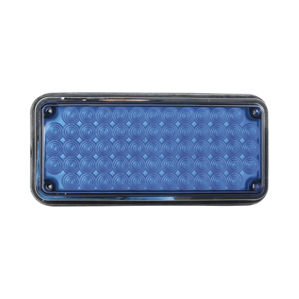 Luz de advertencia de 7x3", Color Azul, Ideal para ambulancias
