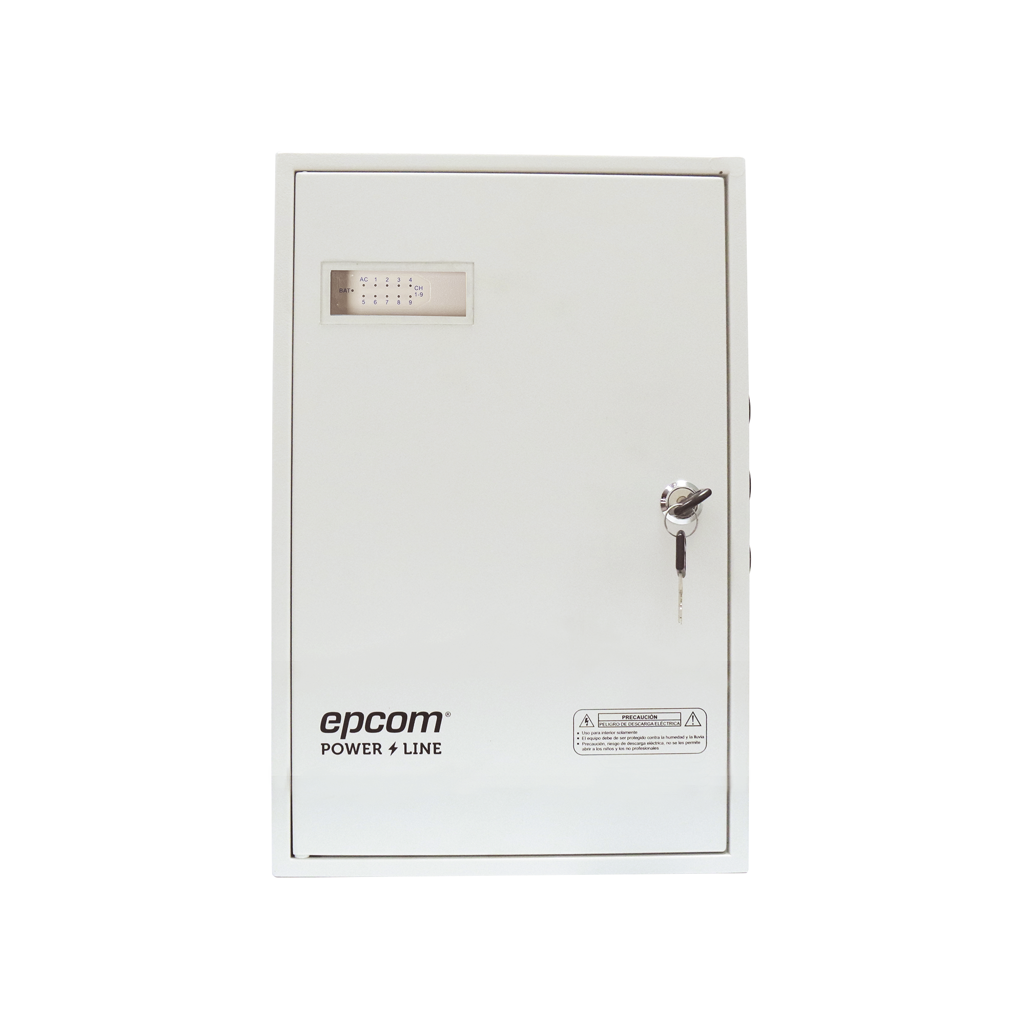 Fuente de Poder Profesional / 4 Salidas / 11-15 Vcc / 6 Amper / Soporta Batería de Respaldo (No Incluida) / Voltaje de Entrada: 100 - 240 Vca