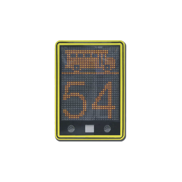 Radar de velocidad de 3 dígitos con mensajes variables y confgurables