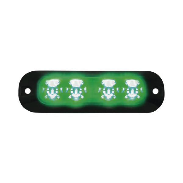Luz Perimetral , 4 LEDs Ultra Brillantes, color Verde