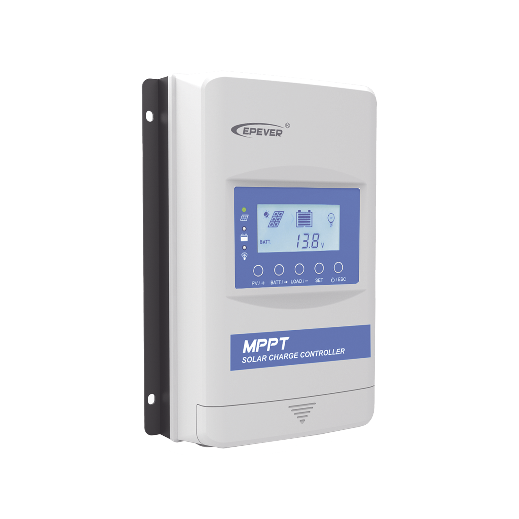 Controlador Solar MPPT 30A 12/24V, Máximo Voltaje de Circuito Abierto Voc 100Vcc, Configurable para Baterías de Litio