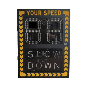 Radar Medidor de Velocidad de 2 Dígitos  / Puerto de Red/ Detección de Exceso de Velocidad / Rango de 2 a 99 km/h