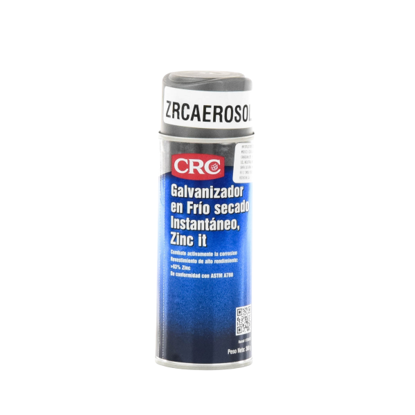 Compuesto Zinc en Aerosol  para Retoque de Piezas Galvanizadas por Inmersión en Caliente (386 gr.).