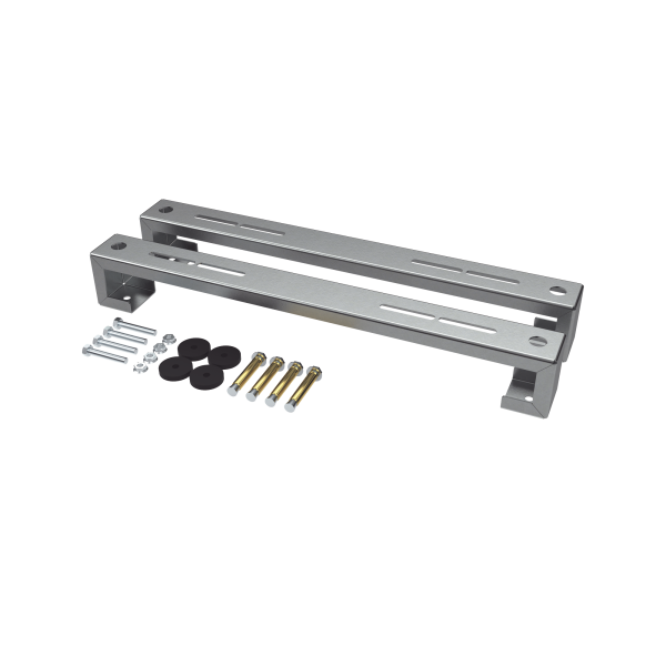 ZT-MPF-180 - Base para piso universal ajustable para capacidades de 1 a 3 toneladas con pernos deslizables y amortiguación