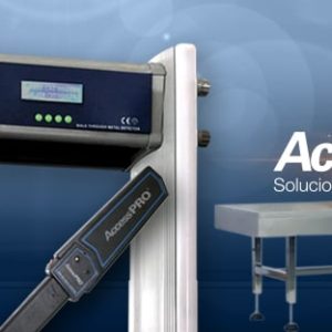 Detector de Metales de 18 zonas/ Uso en Interior/Programación con Control Remoto / Contador de Personas