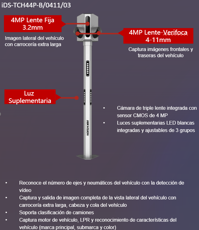 Cámara ANPR Hikvision